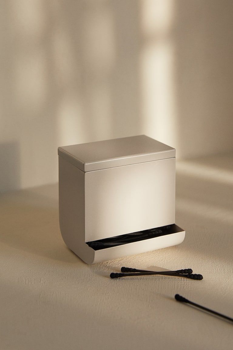 Metal Cotton Swab Dispenser