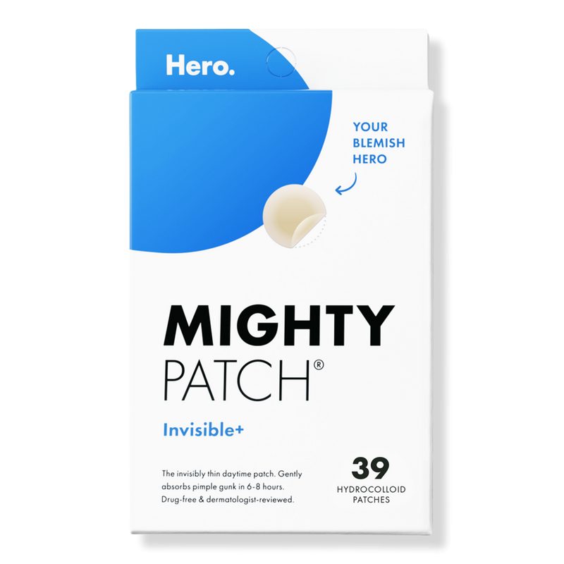 Mighty Patch Invisible+ Daytime Hydrocolloid Acne Pimple Patches - 39 ct