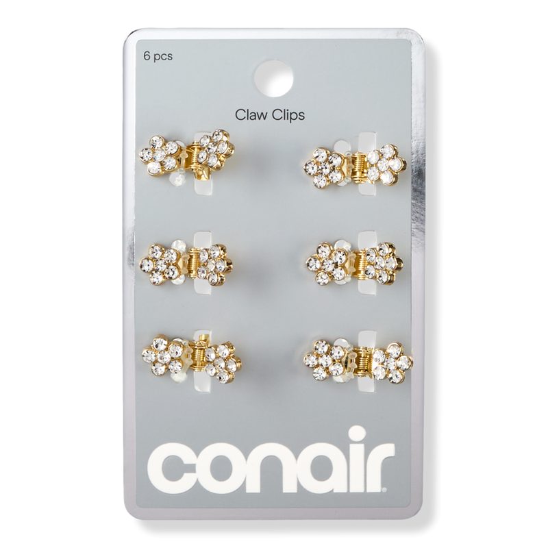Mini Crystal Claw Clip Set