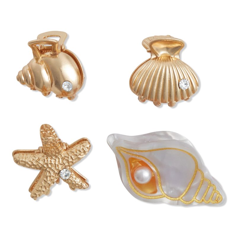 Mini Shell Claw Clip Set