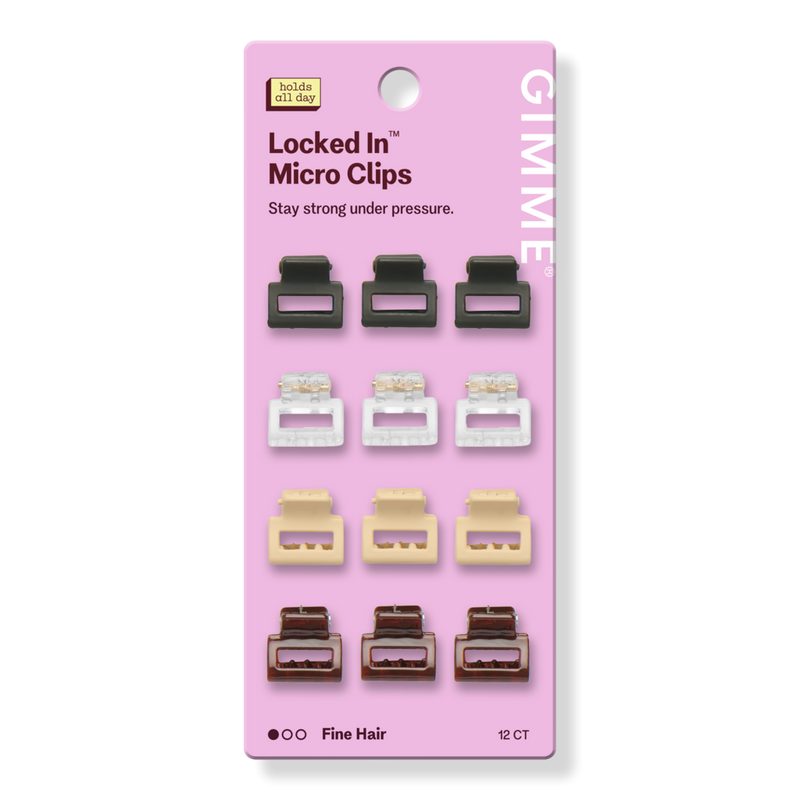 Mini Square Claw Clip for Fine Hair