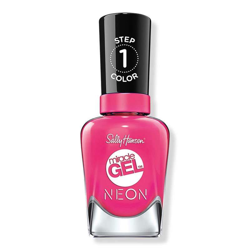 Miracle Gel Nail Polish, Pinks & Purples - Fuchsia Fever Neon