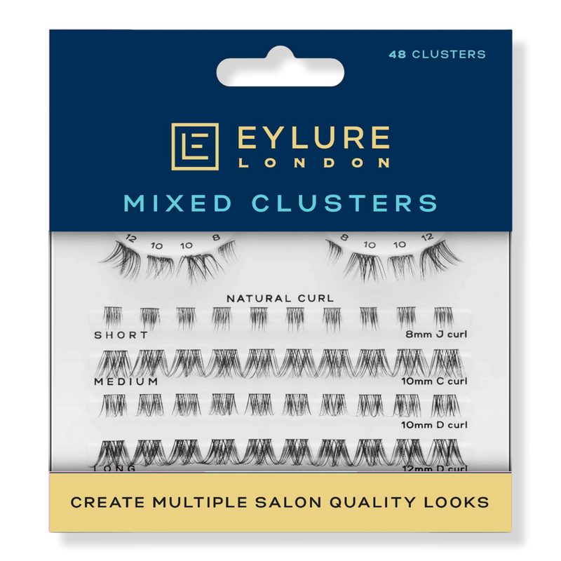 Mixed Eyelash Cluster Kit with 4 Cluster Styles