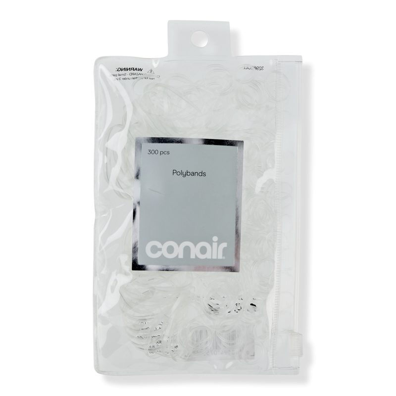 Mixed-Size Rubber Polybands - Clear