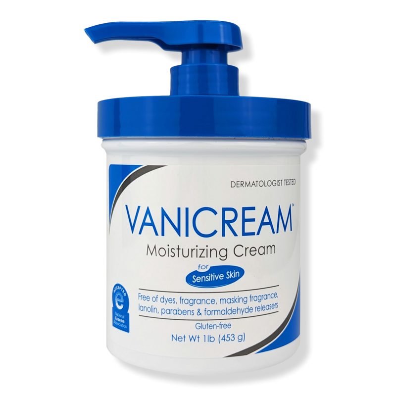 Moisturizing Cream with Pump for Sensitive Skin