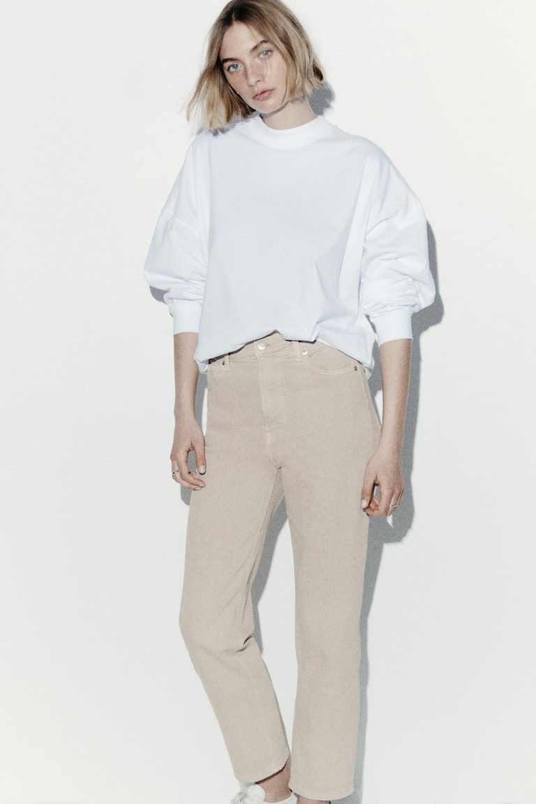 Mom Slim-Fit High-Waist Ankle Jeans