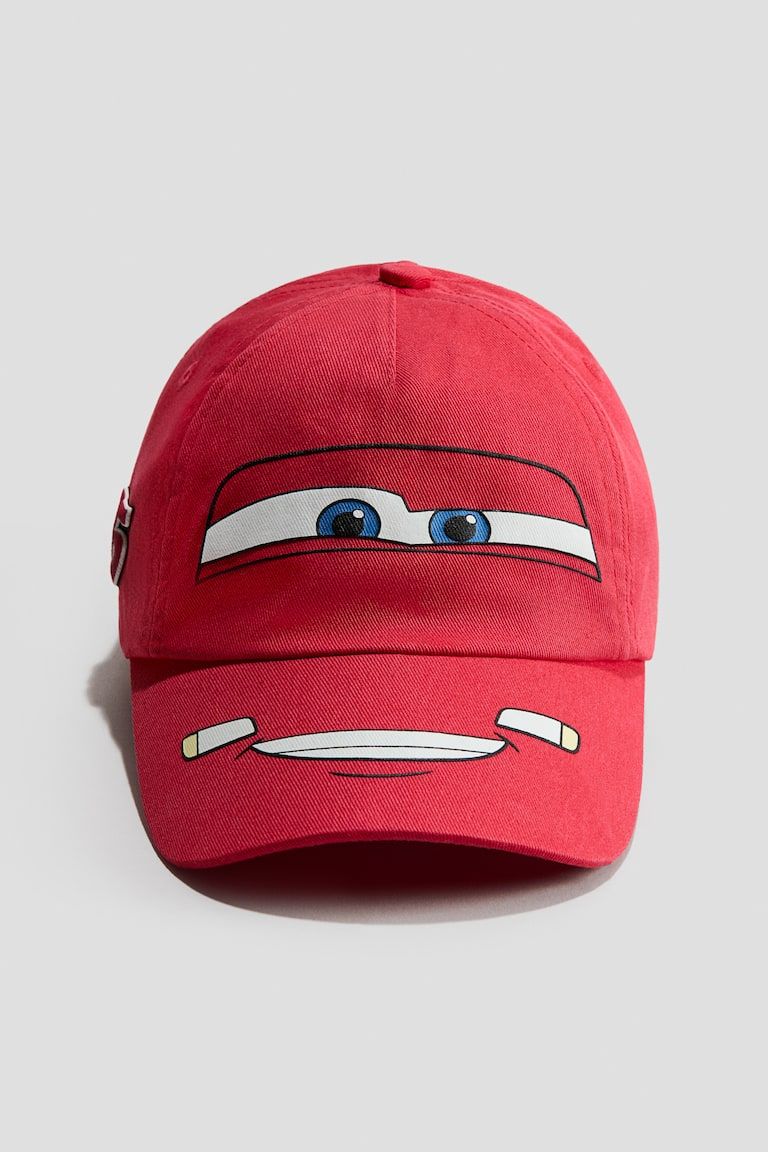 Motif-Detail Cotton Cap