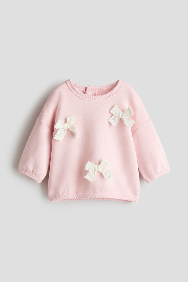 Motif-detail sweatshirt
