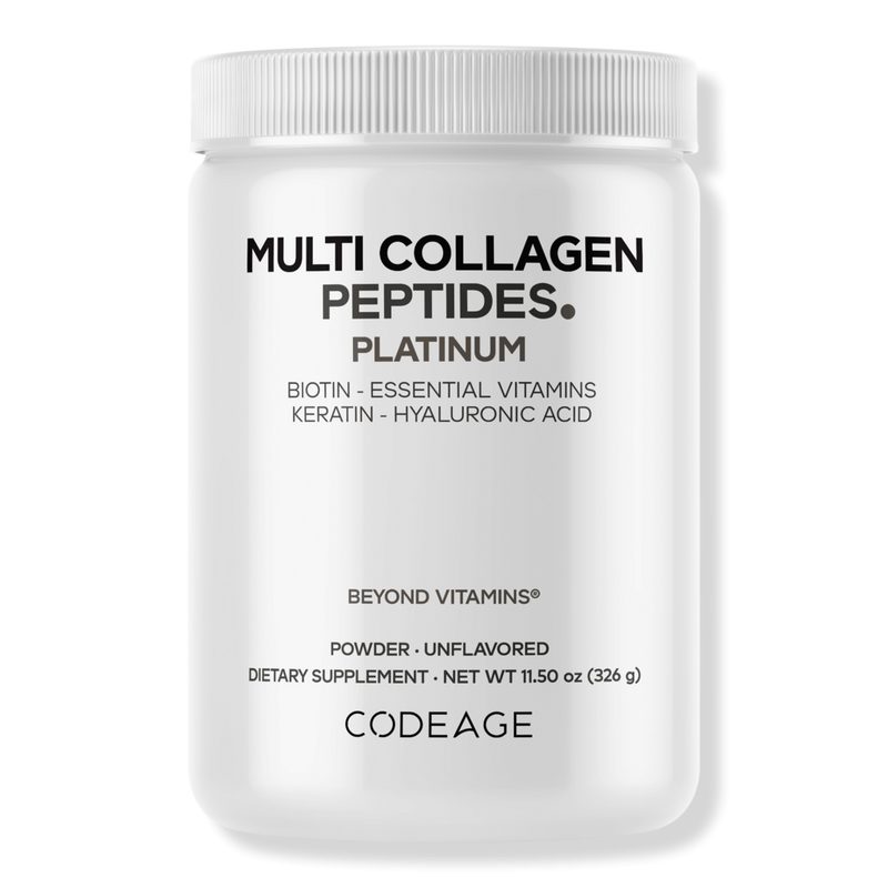 Multi Collagen Platinum with Vitamins, Keratin & Hyaluronic Acid