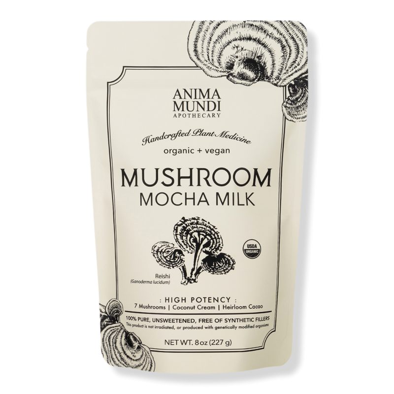 Mushroom Mocha Milk Organic Longevity Milk