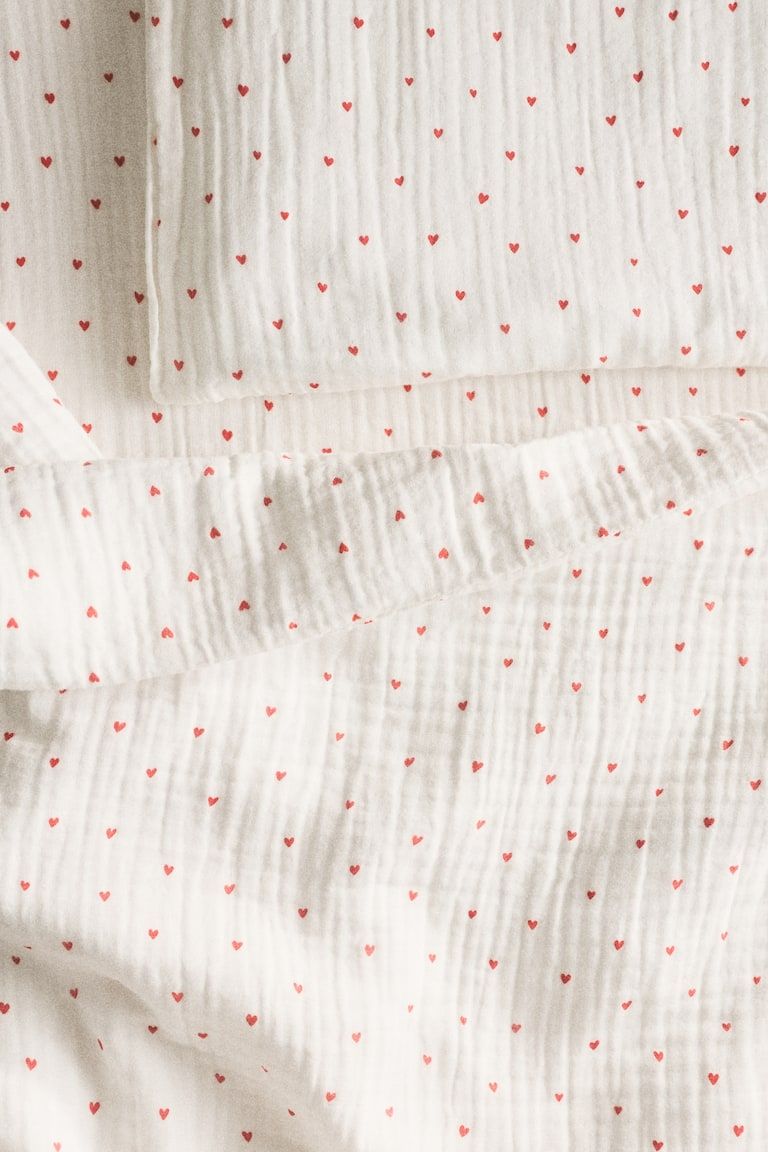 Muslin Crib Duvet Cover Set