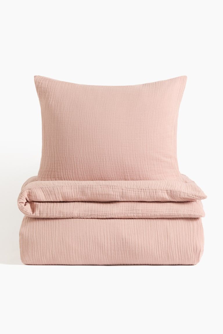 Muslin Twin Duvet Cover Set