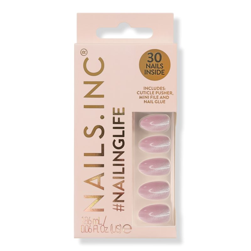 NailingLife Kylie Coded Pink Cat-Eye Press-On Nails