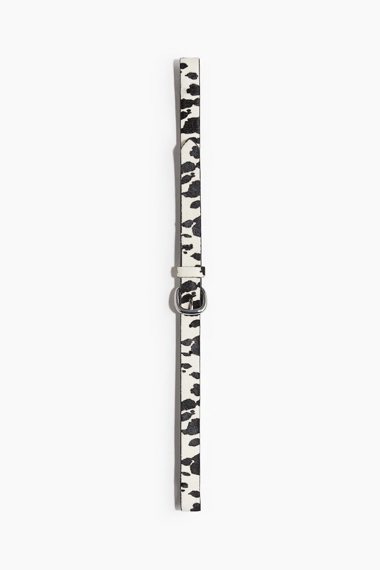 Narrow Leather Belt