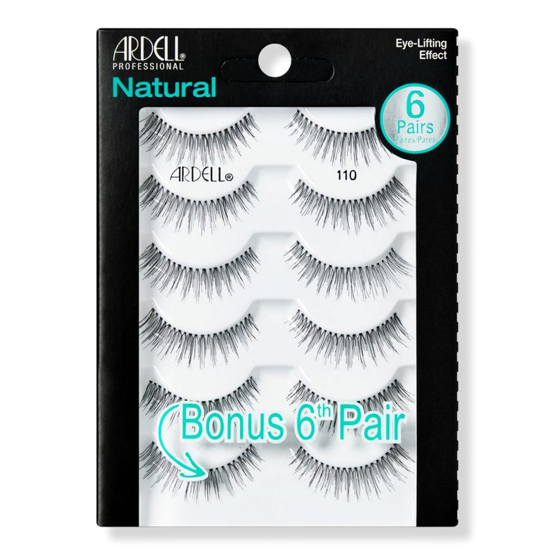 Natural #110 Black False Eyelashes Multipack