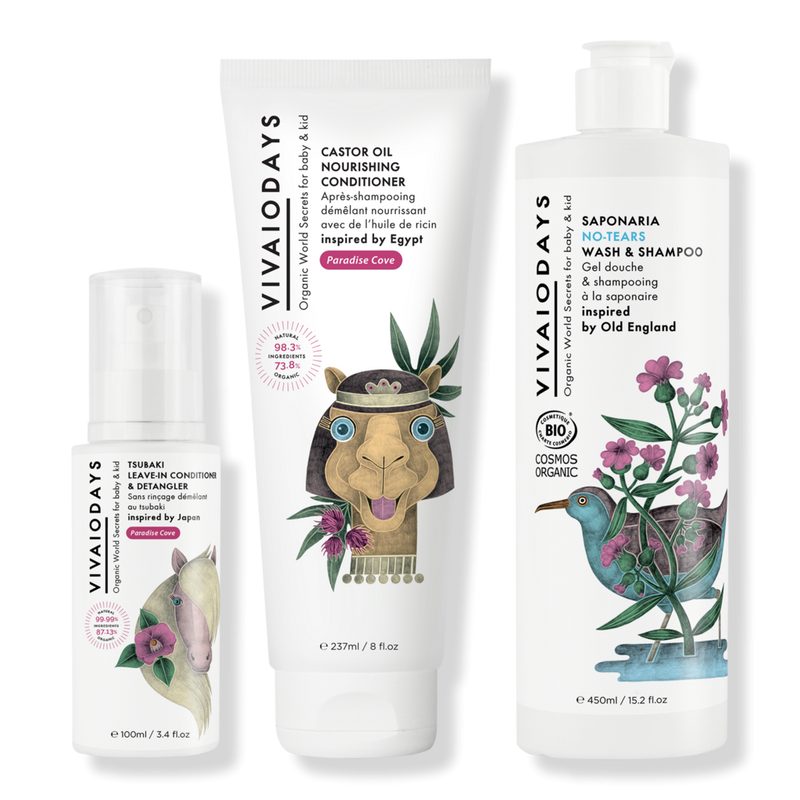 Natural Hair Care Bundle for Kids