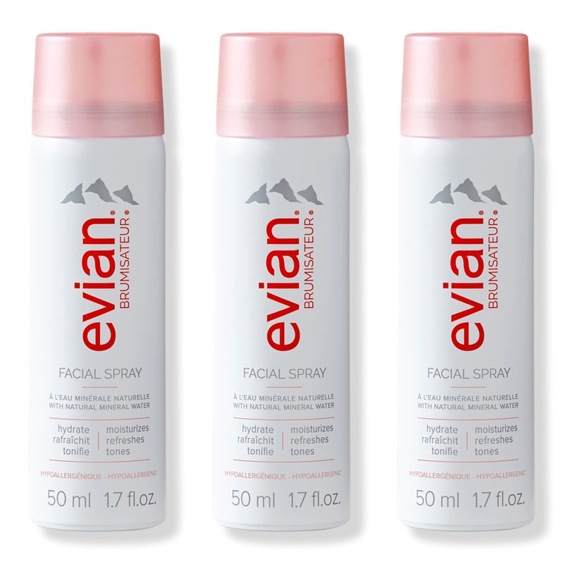 Natural Mineral Water Facial Spray Travel Trio