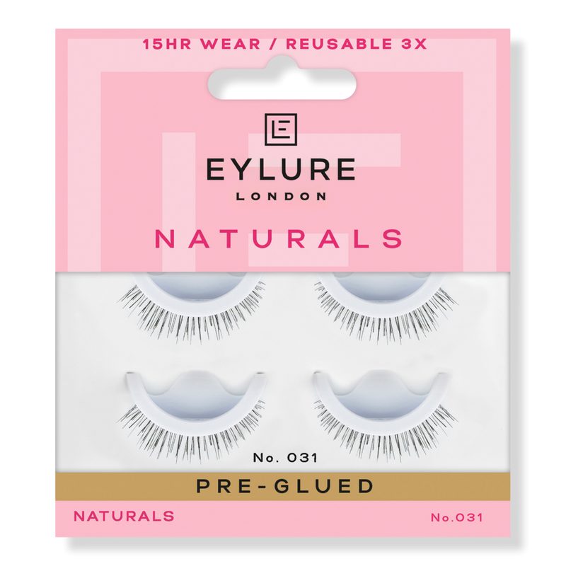 Naturals Pre-Glued No. 031 Eyelashes Twin Pack