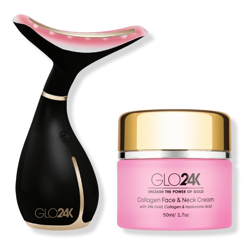 Neck & Face LED Beauty Massager + Collagen Neck Cream