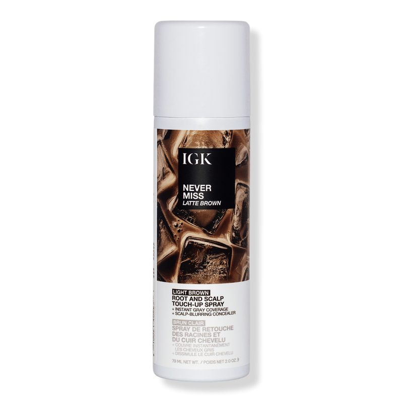 NEVER MISS Root and Scalp Touch-Up Spray - Latte Brown
