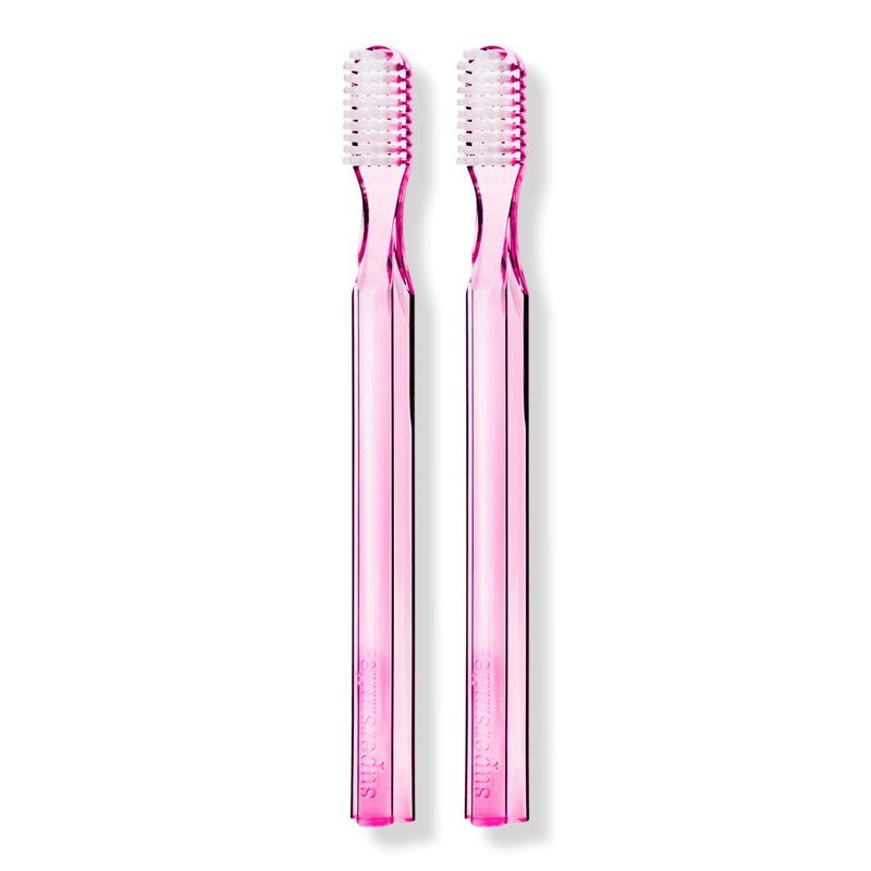 New Generation 45° Patented Long Toothbrush Set - Pink