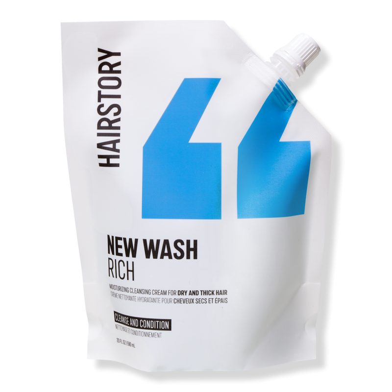 New Wash Rich Cleansing & Conditioning Cream For Thick, Coarse and Curly Hair - 20.0 oz (Refill)