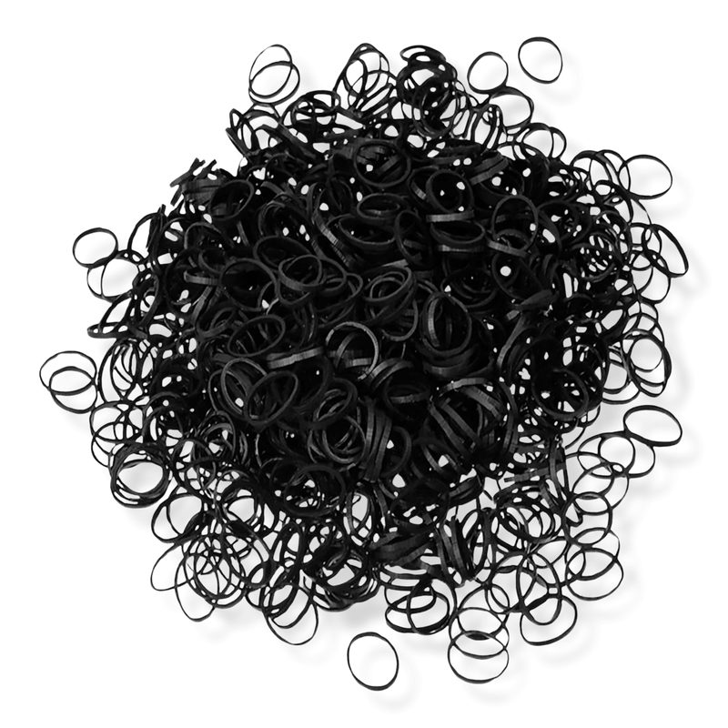 No Snag Hair Ties / Elastics - Black