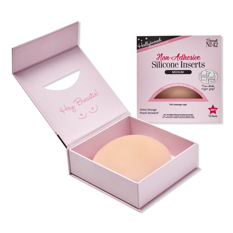 Non-Adhesive Silicone Inserts, Nipple Concealers - Medium