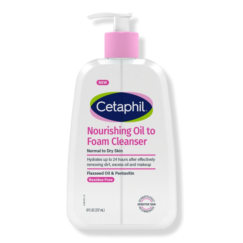 Nourishing Oil to Foam Cleanser Face Wash for Sensitive Skin