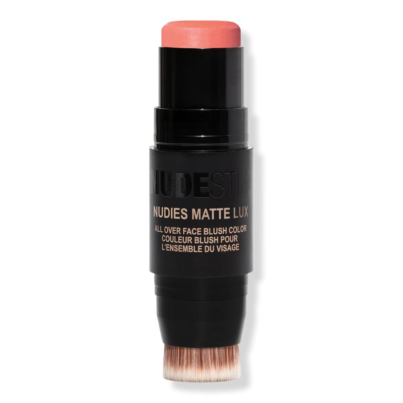 NUDIES MATTE LUX All Over Face Blush Color - Pretty Peachy
