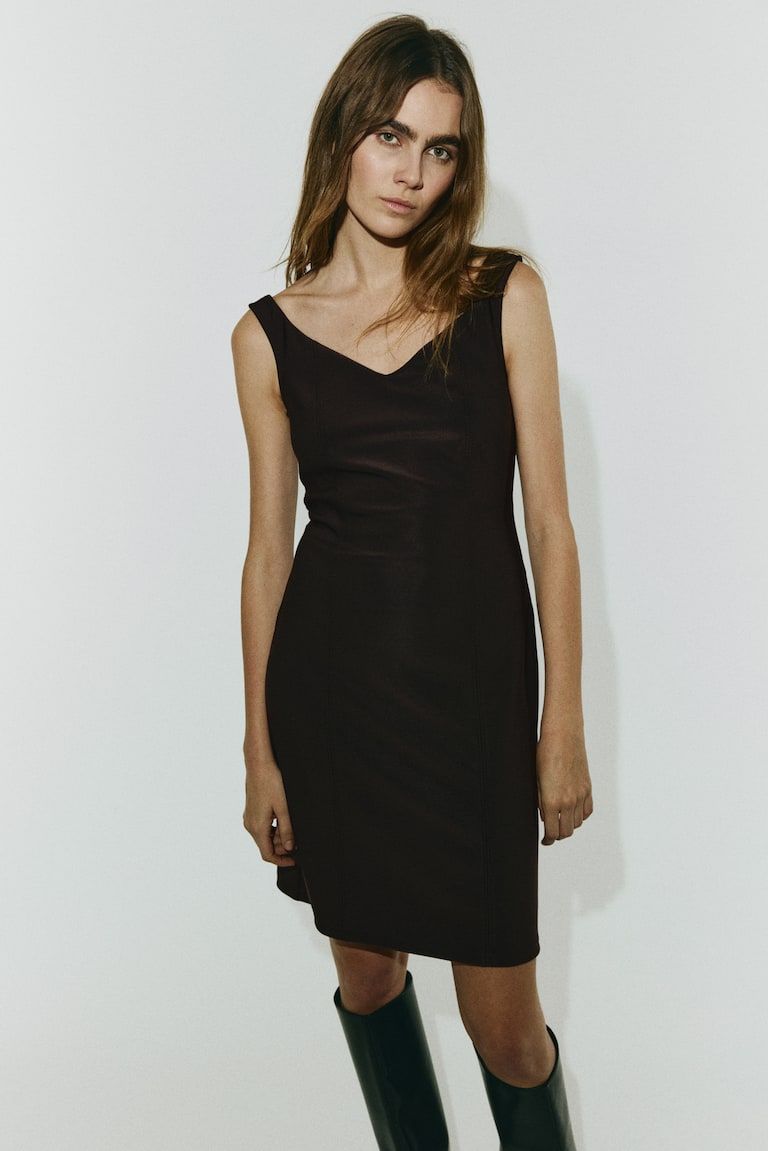 Off-the-Shoulder Jersey Dress