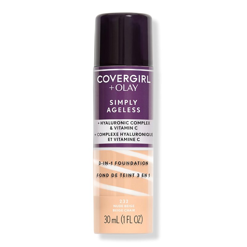 Olay Simply Ageless 3-in-1 Liquid Foundation - Nude Beige