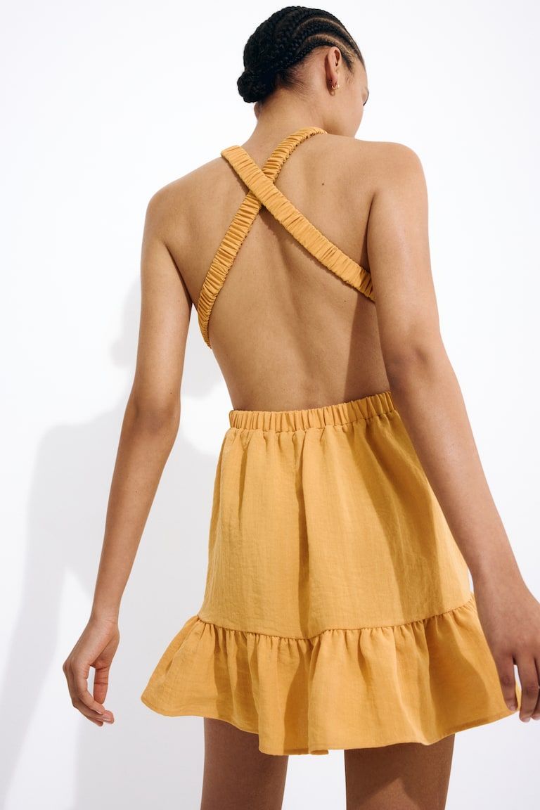 Open-Back Cutout Dress