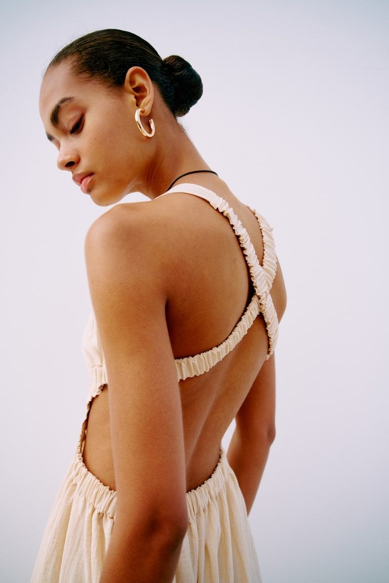 Open-Back Maxi Dress