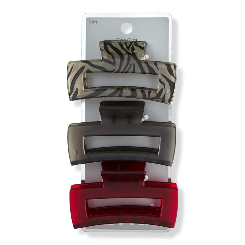 Open-Rectangle Claw Clips