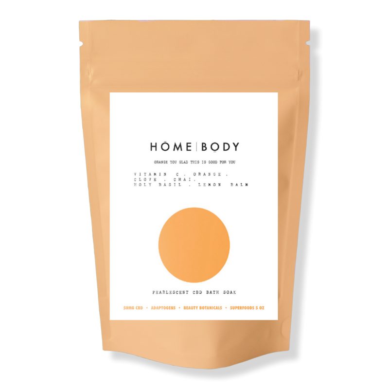 Orange You Glad This Is Good for You Pearlescent CBD Bath Bomb Soak