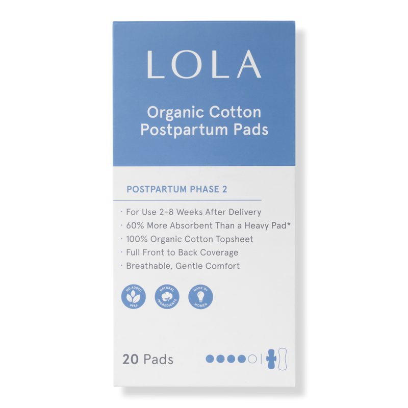 Organic Cotton Postpartum Pads Phase 2