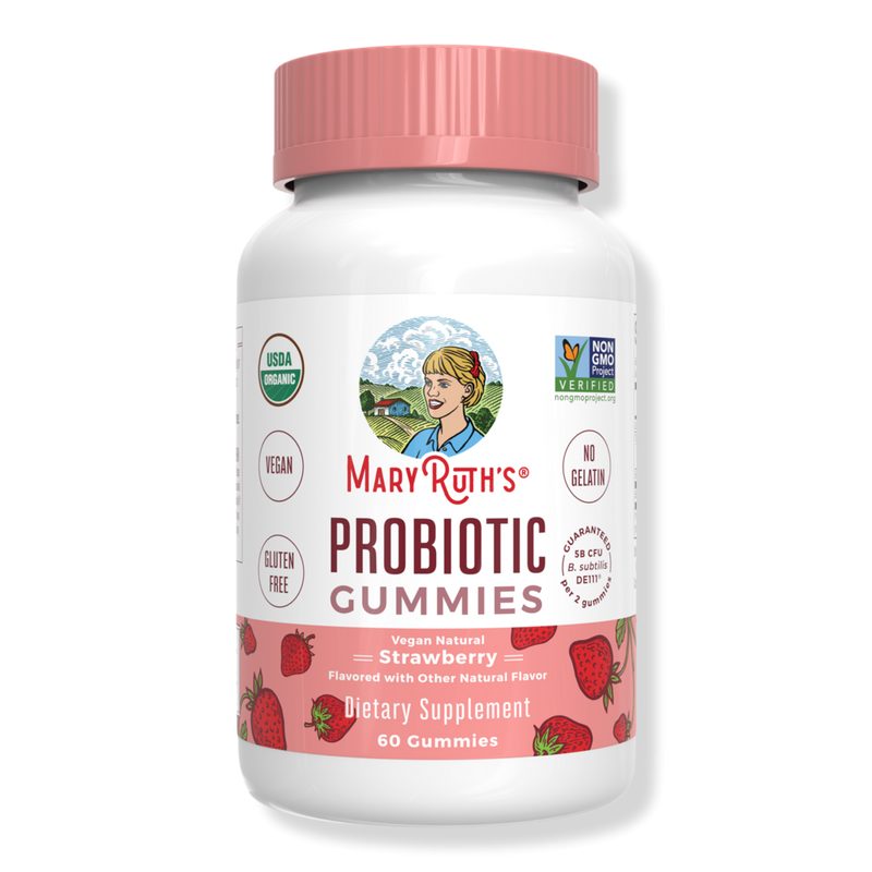 Organic Probiotic Gummies Strawberry