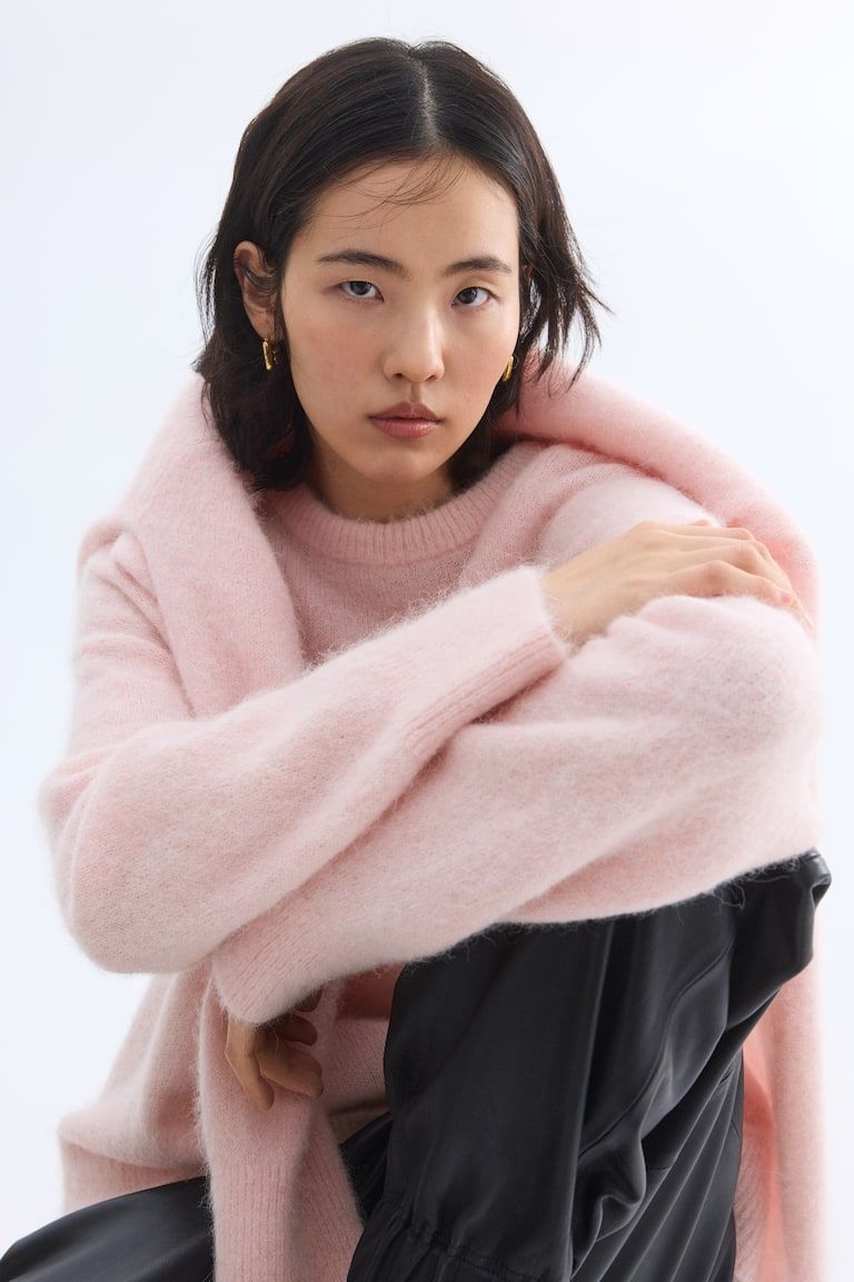 Oversized Alpaca-Blend Sweater