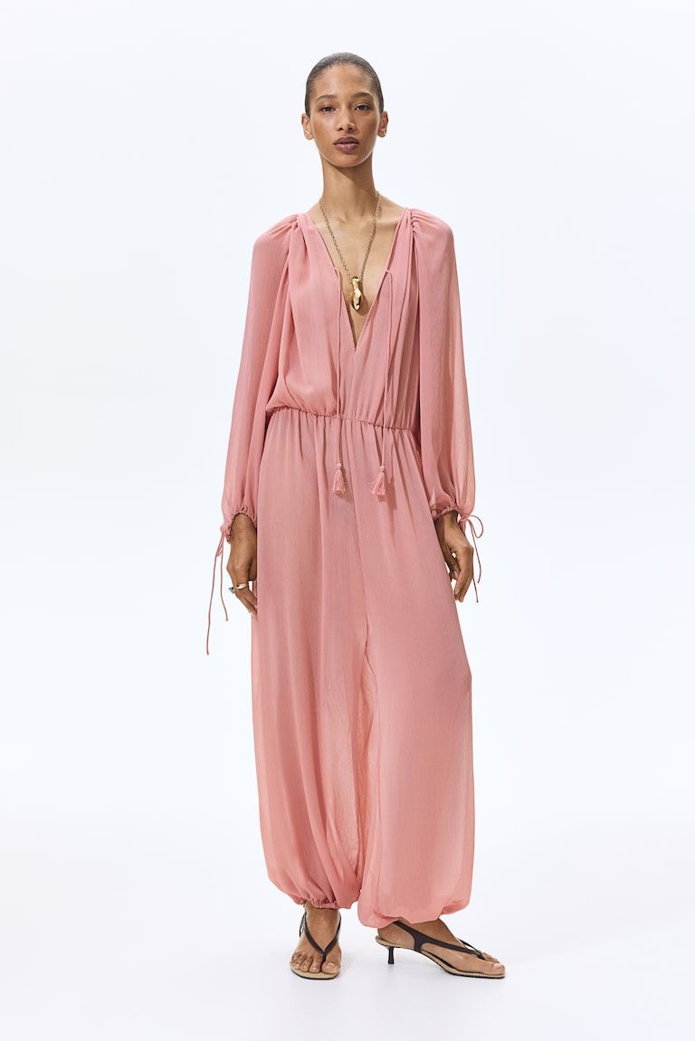 Oversized Balloon-Leg Jumpsuit