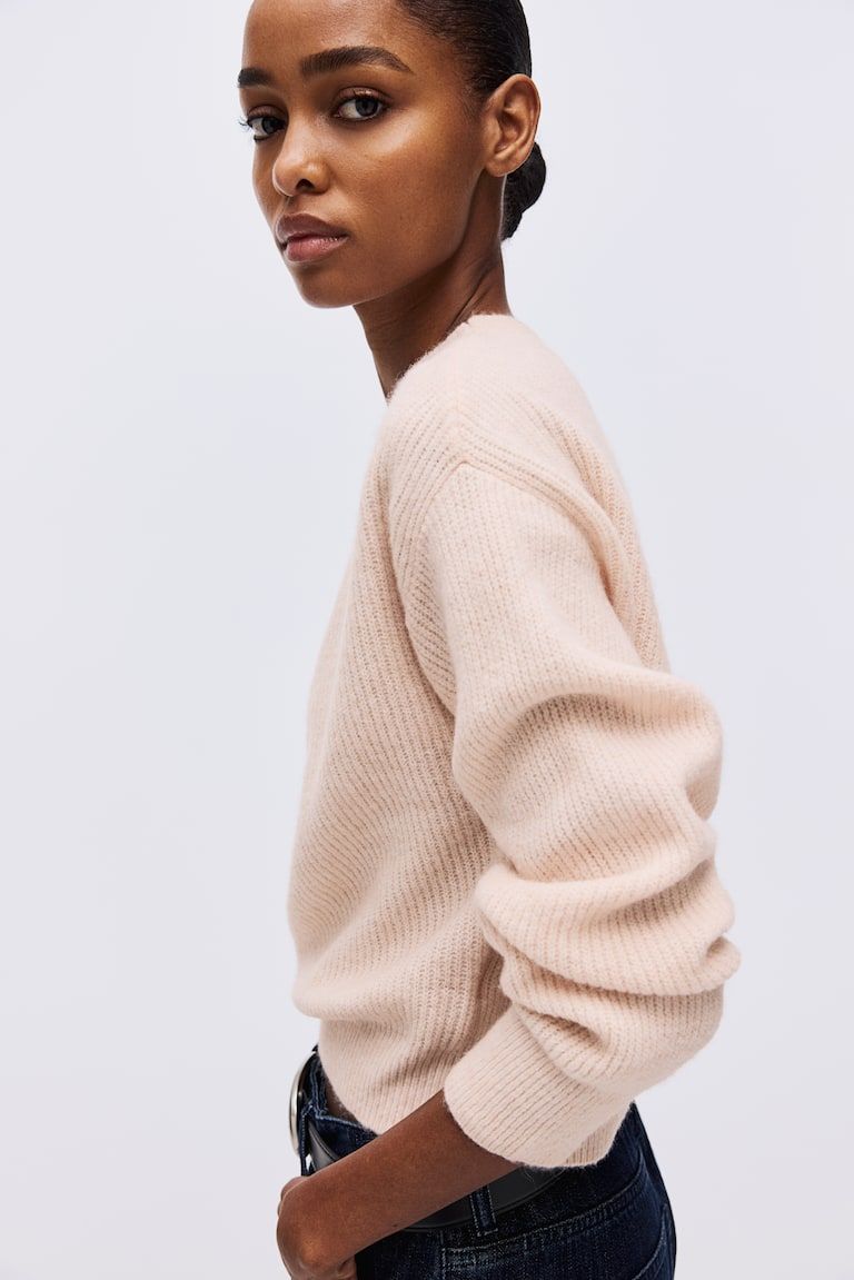 Oversized Boat-Neck Sweater