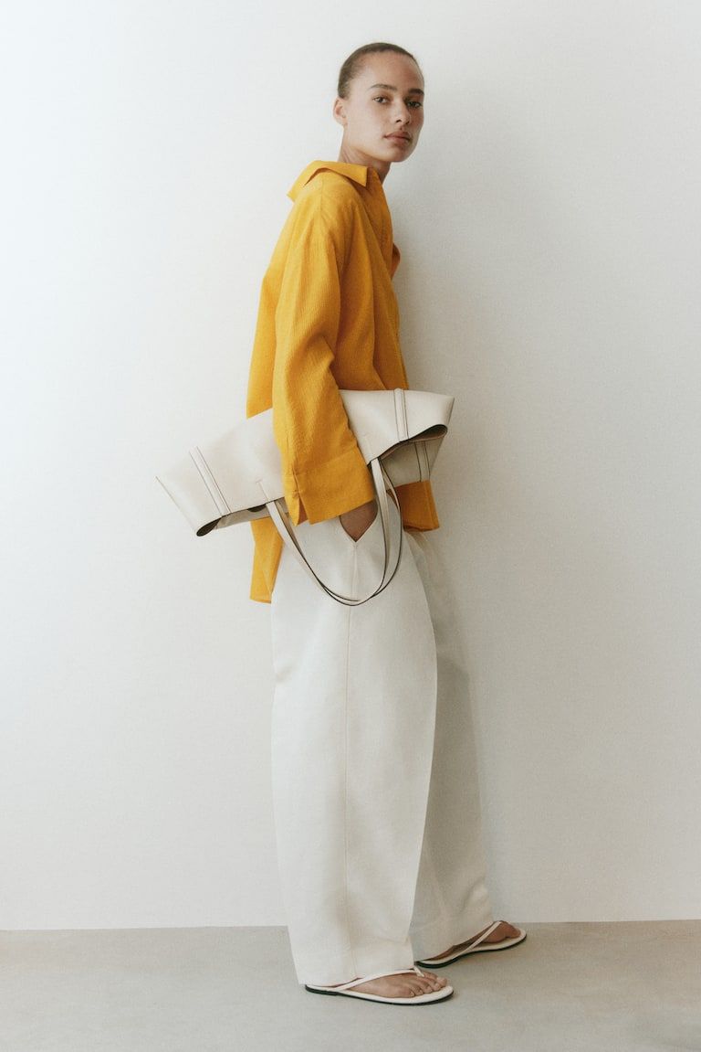 Oversized Crinkled Shirt