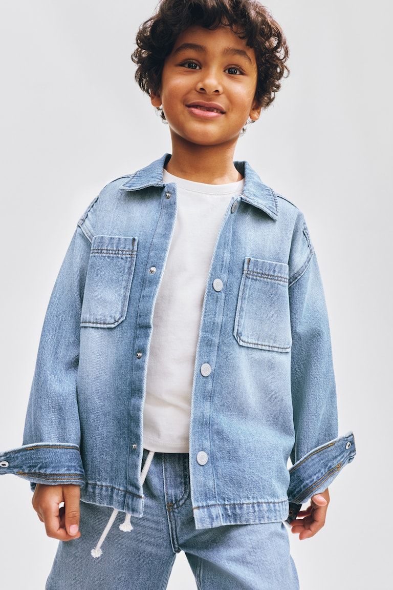 Oversized Denim Overshirt
