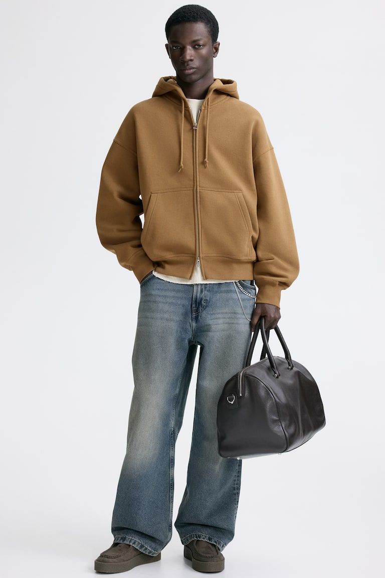 Oversized Fit Hooded Jacket