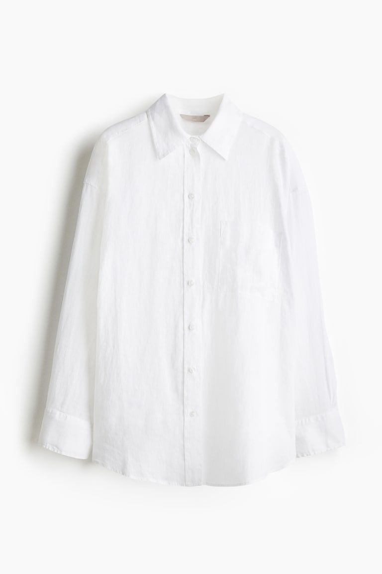 Oversized Linen Shirt