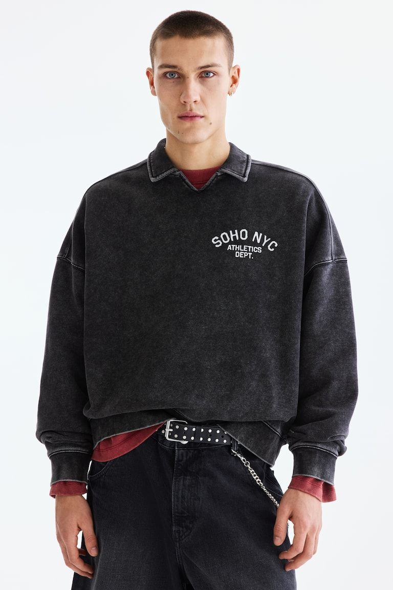 Oversized Rugby Sweatshirt