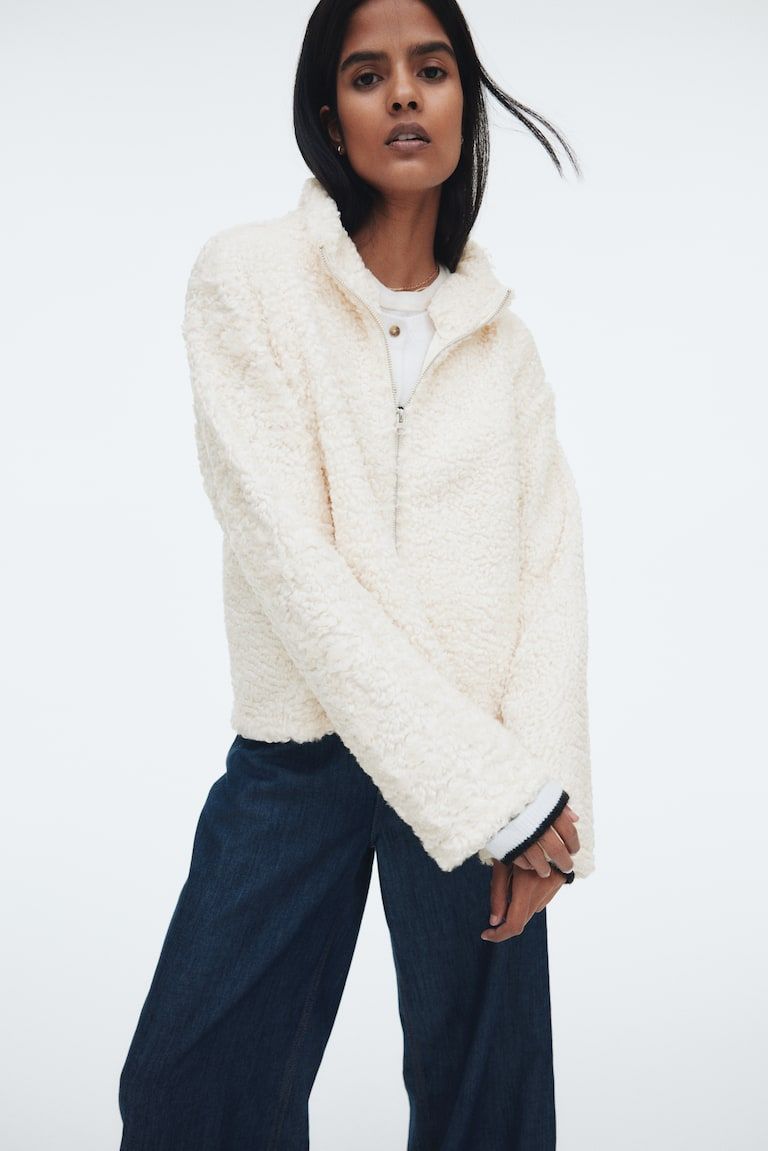 Oversized Teddy Fleece Jacket