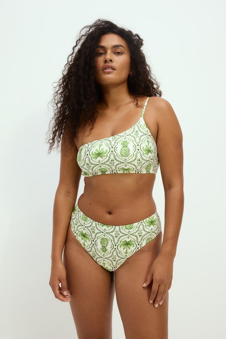 Padded One-Shoulder Bikini Top