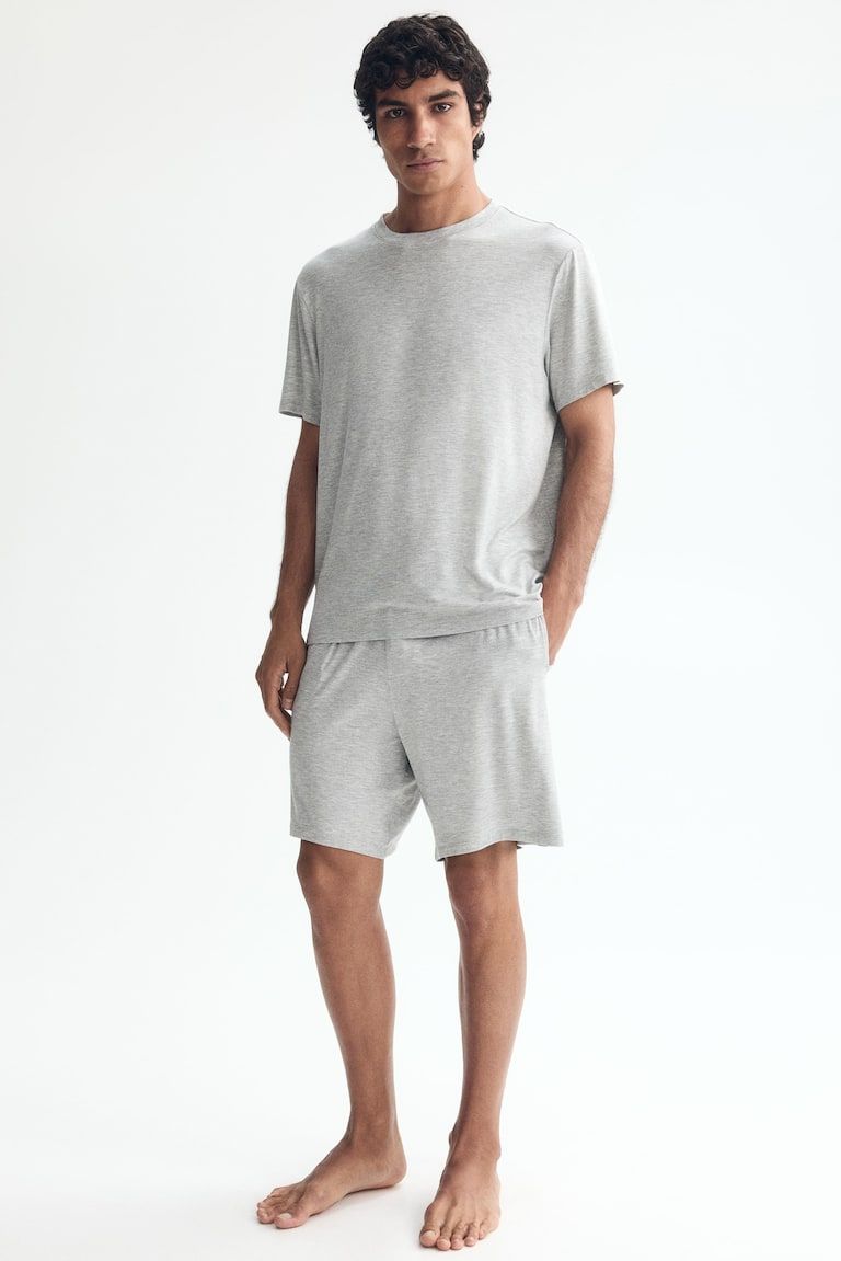 Pajama T-Shirt and Shorts Set