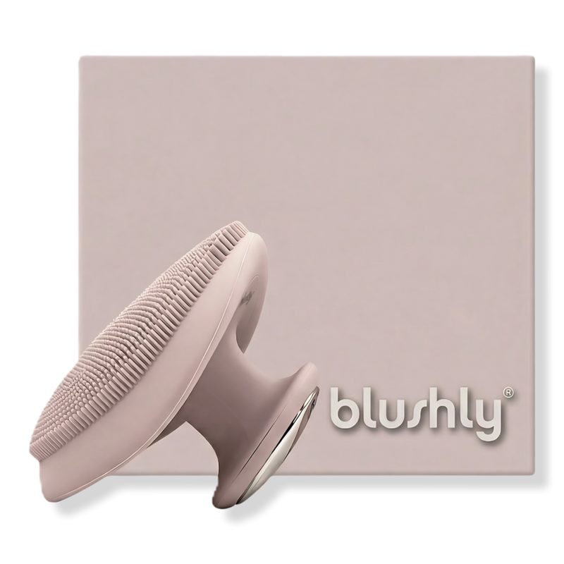 Palm Silicone Sonic Face & Body Brush with Heat - Sandstone